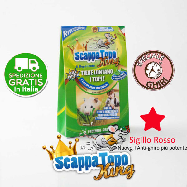 Scappatopo King Ghiri Sigillo Rosso