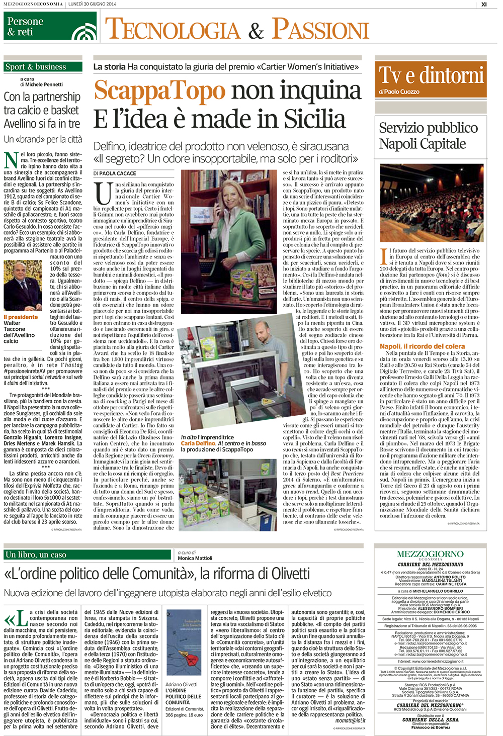 Corriere del Mezzogiorno Scappatopo